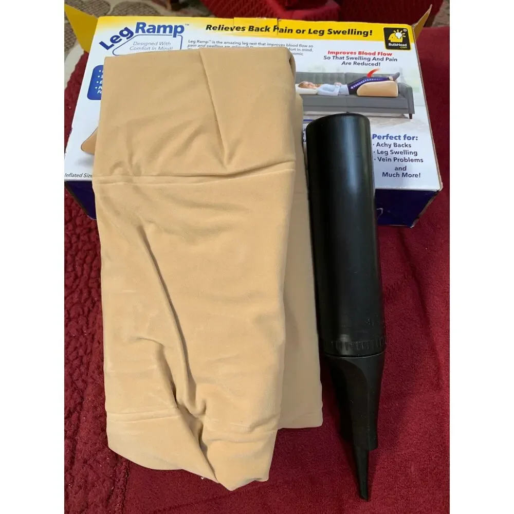 Leg Ramp for Back, Hip, Knee, and Leg Pain Relief, Improves Circulation